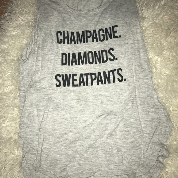 Betsey Johnson gray tank top size small - Picture 2 of 4